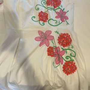 Lily Pulitzer White Floral dress